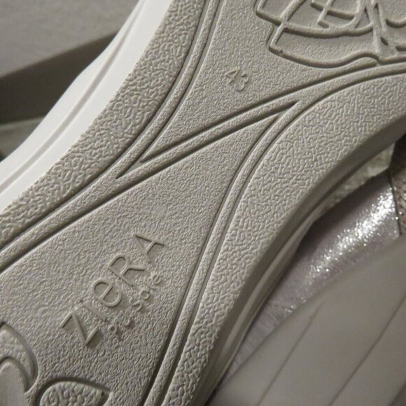 ZIERA Super Support Delta Silver Leaf Rose Comfort Orthotic Sandals Size US 12.5 - Picture 12 of 12